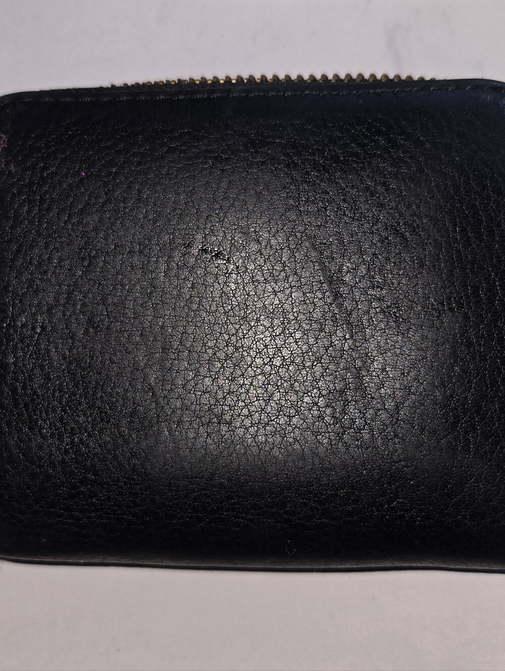 Michael Kors Black Leather Wallet with Gold Plaque - Picture 2 of 6